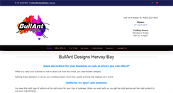 Desktop Screenshot of bullantdesigns.com.au